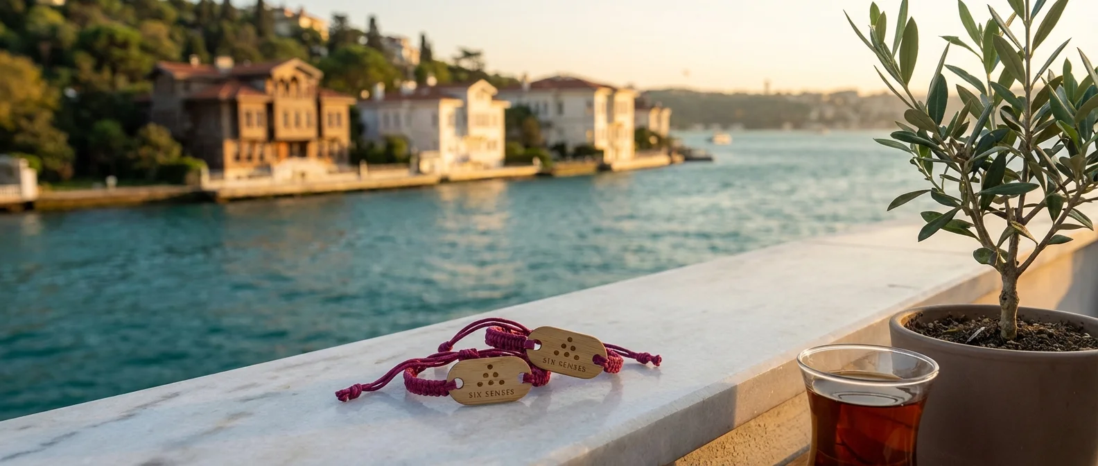 Six Senses Kocataş Sustainable Wooden RFID Wristbands by PrintPlast