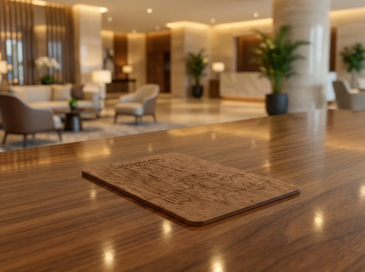 Radisson Wooden RFID Card
