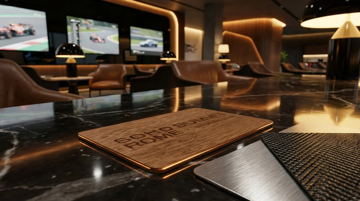 Soho House × Porsche Wooden RFID Card
