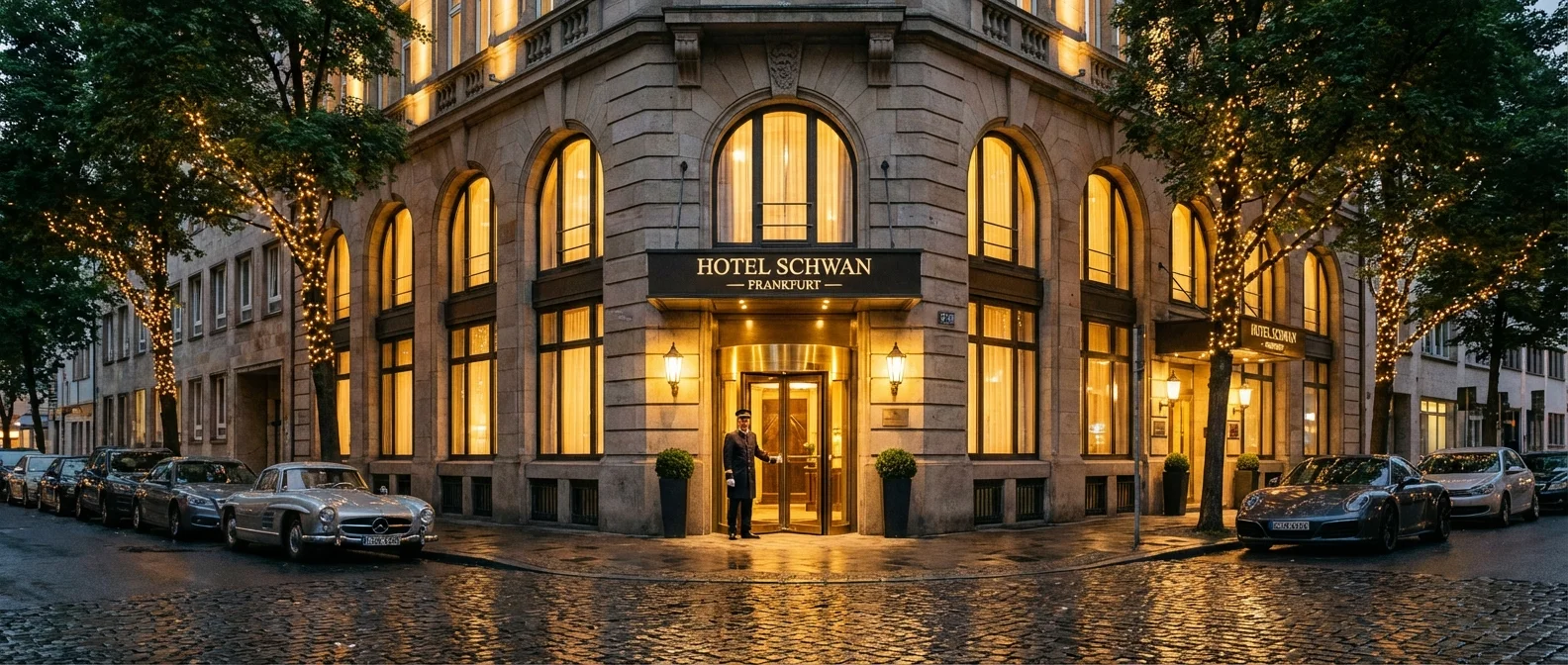 Stylish view of Tel Aviv Bauhaus architecture in the White City at sunset